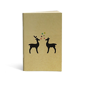 Notebook Photostory 80 Trang Bìa Kraft Đóng Kim 140 x 140 - 004